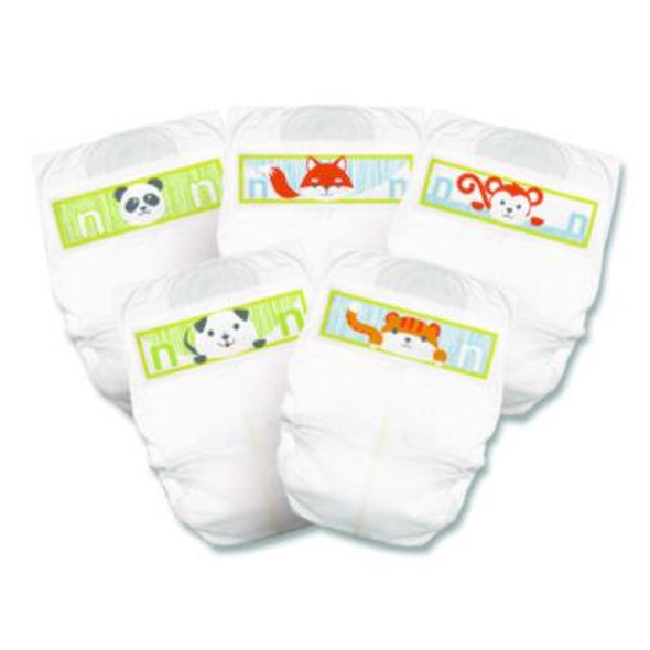 Premium Jumbo Diapers, Size 0, Newborn To 10 Lbs, 60/Carton
