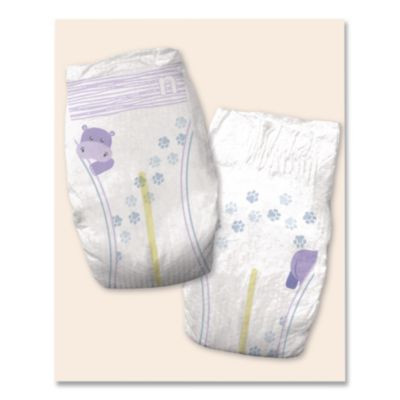 Premium Jumbo Diapers, Size 0, Newborn To 10 Lbs, 60/Carton