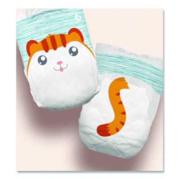 Premium Jumbo Diapers, Size 6, 35 Lbs And Up, 92/Carton