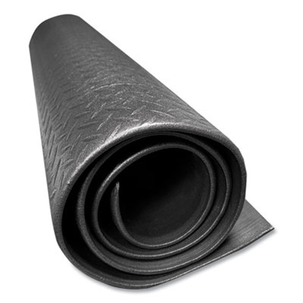 Tuff-Spun Foot-Lover Diamond Surface Mat, Rectangular, Black Diamond Embossed Surface, 24" x 36"