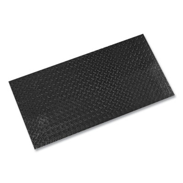Tuff-Spun Foot-Lover Diamond Surface Mat, Rectangular, Black Diamond Embossed Surface, 36" x 60"