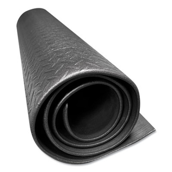 Tuff-Spun Foot-Lover Diamond Surface Mat, Rectangular, Black Diamond Embossed Surface, 36" x 60"