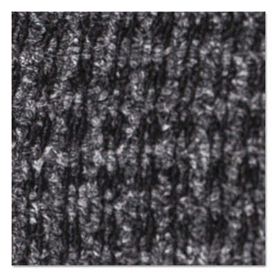 Oxford Wiper Mat, Rectangular, Charcoal Gray/Black Loop Pile Surface, 48" x 72"