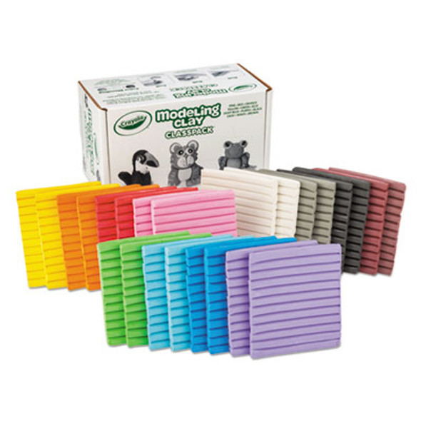 Modeling Clay Classpack, Assorted Colors, 24 Lbs