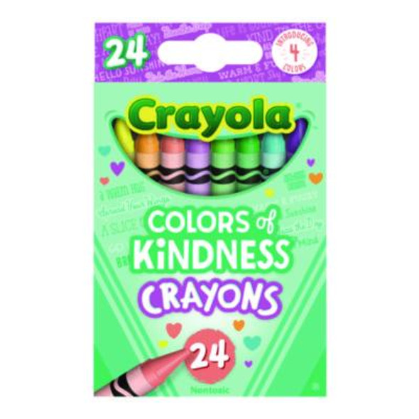 Colors Of Kindness Crayons, Assorted, 24/Pack