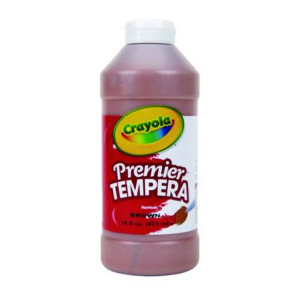 Premier Tempera Paint, Brown, 16 Oz Bottle