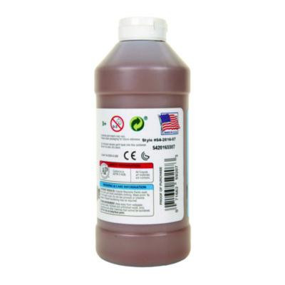 Washable Paint, Brown, 16 Oz Bottle