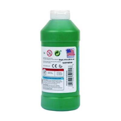 Washable Paint, Green, 16 Oz Bottle