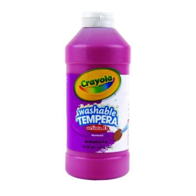 Artista Ii Washable Tempera Paint, Magenta, 16 Oz Bottle