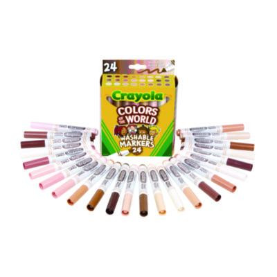 Colors Of The World Permanent Markers, Broad Bullet Tip, Assorted Colors, 24/Pack