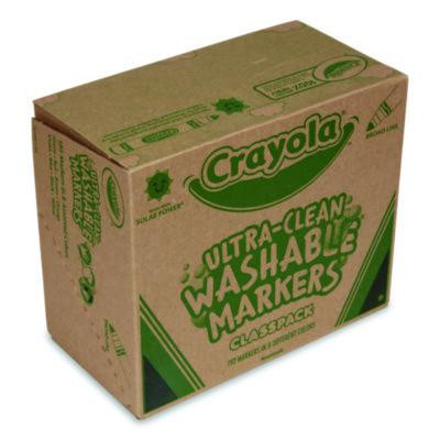 Ultra-Clean Washable Marker Classpack, Broad Bullet Tip, 8 Assorted Colors, 192/Pack