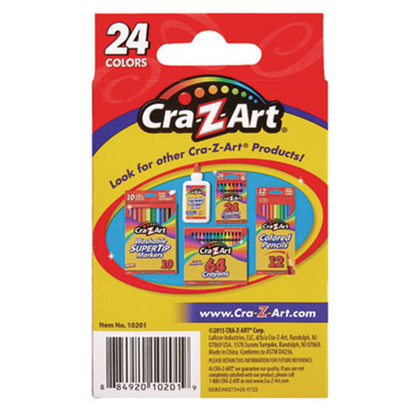 School Quality Crayon, Assorted Colors, 24/Box