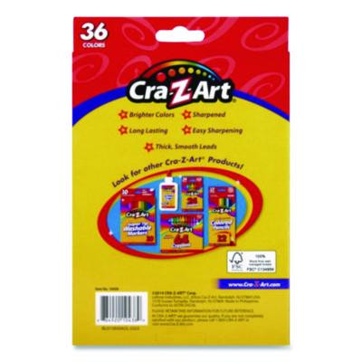 Colored Pencils, 36 Assorted Lead And Barrel Colors, 36/Box
