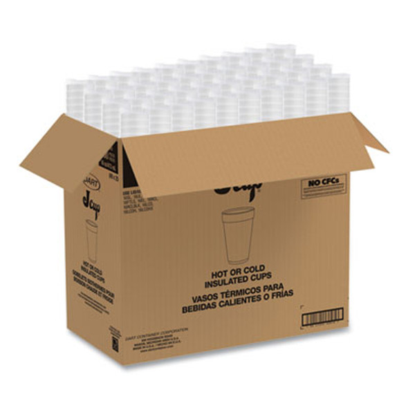 Breeze Hot/Cold Insulated Foam Drinking Cups, 16 Oz, Purple/White/Blue, 1,000/Carton