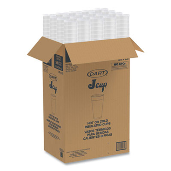 Breeze Hot/Cold Insulated Foam Drinking Cups, 20 Oz, Red/White/Blue, 500/Carton