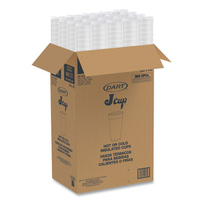 Breeze Hot/Cold Insulated Foam Drinking Cups, 20 Oz, Red/White/Blue, 500/Carton