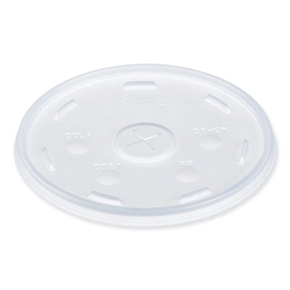 Lids For Foam Cups And Containers, Fits 32 Oz/44 Oz/60 Oz Hot Cups, Plastic, Translucent, 1,000/Carton