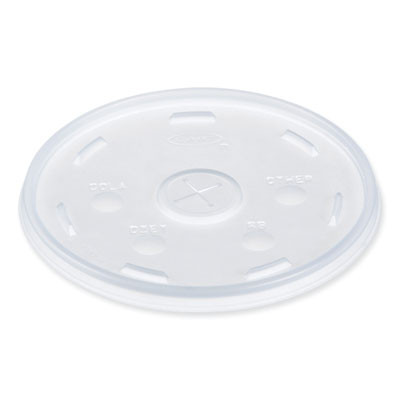 Lids For Foam Cups And Containers, Fits 32 Oz/44 Oz/60 Oz Hot Cups, Plastic, Translucent, 1,000/Carton