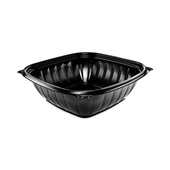 Presentabowls Pro Black Square Bowls, 48 Oz, 8.5 x 8.5 x 2.6, Plastic, 63/Bag, 4 Bags/Carton