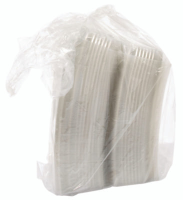 Staylock Clear Hinged Lid Containers, 8.6 x 9 x 3, Clear, Plastic, 100/Pack, 2 Packs/Carton