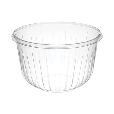 Presentabowls Clear Bowls, 64 Oz, Plastic, 63/Bag, 252/Carton