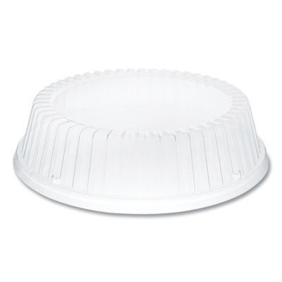 Dome Covers For Dinnerware, For 9" Foam Plates, Clear, Plastic, 125/Bag, 4 Bags/Carton
