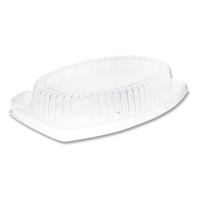 Dome Covers For Dinnerware, Clear, Plastic, 125/Bag, 4 Bags/Carton