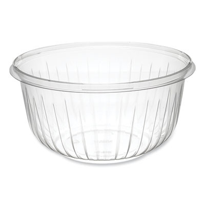 Presentabowls Clear Bowls, 48 Oz, Plastic, 63/Bag,  252/Carton