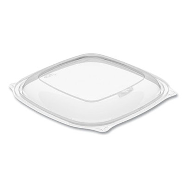 Presentabowls Pro Clear Square Bowl Lids, Large Vented Square, 8.5 x 8.5 x 1, Clear, Plastic, 63/Bag, 4 Bags/Carton