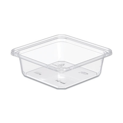 Tamperguard Snack Boxes, 24 Oz, 6.3 x 6.3 x 2.1, Clear, Plastic, 300/Carton