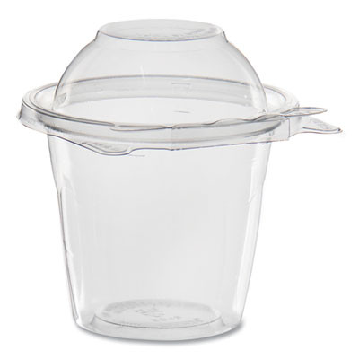Safeseal Tamper-Resistant, Tamper Evident Bowls, Dome Lid, 12 Oz, 4.36 x 8.84 x 4.52, Clear, Plastic, 256/Carton