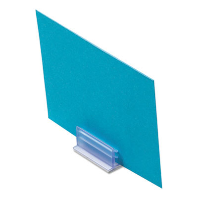 Clips Grips Tags Supergrip Display Holder, 1 x 0.5 x 0.5, Clear, 50/Pack
