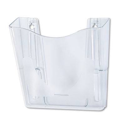 Euro-Style Docupocket Portrait Wall File, A4/Legal/Letter/Magazine/Portfolio Size, 10.25" x 4" x 10", Clear