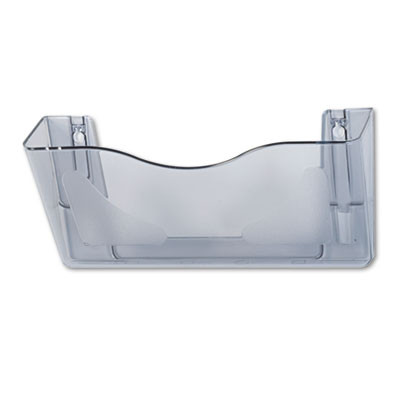 Euro-Style Docupocket Landscape Wall File, Larger Files/Tabloid Size, 15" x 4" x 6.63", Smoke