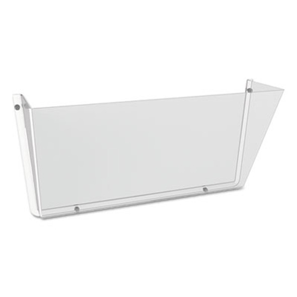 Unbreakable Docupocket Wall File, Letter Size, 14.5" x 3" x 6.5", Clear