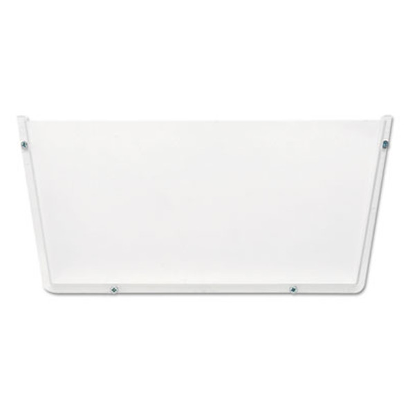 Unbreakable Docupocket Wall File, Letter Size, 14.5" x 3" x 6.5", Clear