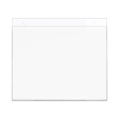 Classic Image Wall-Mount Sign Holder, Landscape, 11 x 8.5, Clear