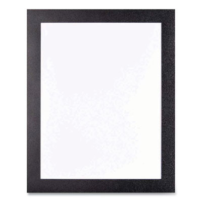 Self Adhesive Sign Holders, 11 x 17 Insert, Clear With Black Border, 2/Pack