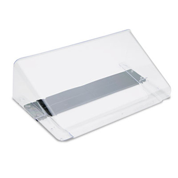 Magnetic Docupocket Wall File, Letter Size, 13" x 4" x 7", Clear