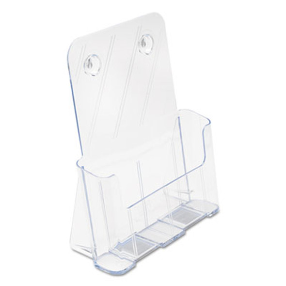 Docuholder For Countertop/Wall-Mount, Magazine, 9.25w X 3.75d X 10.75h, Clear