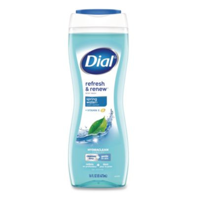 Body Wash, Spring Water Scent, 16 Oz, 6/Carton