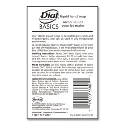 Basics Mp Free Liquid Hand Soap Refill, Honeysuckle Scent, 3.78 L
