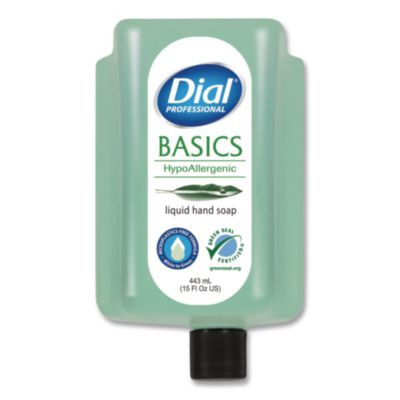 Basics Mp Free Liquid Hand Soap Refill For Versa Dispenser, Unscented, 15 Oz, 6/Carton
