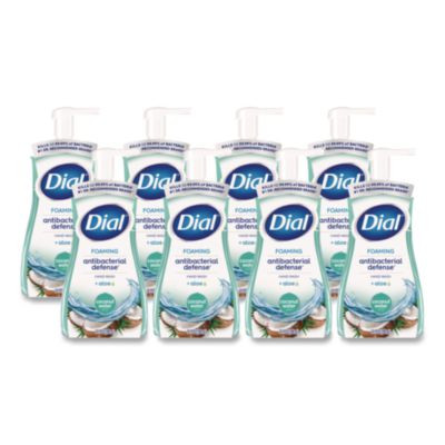 Antibacterial Foaming Hand Wash, Coconut Water Scent, 10 Oz, 8/Carton