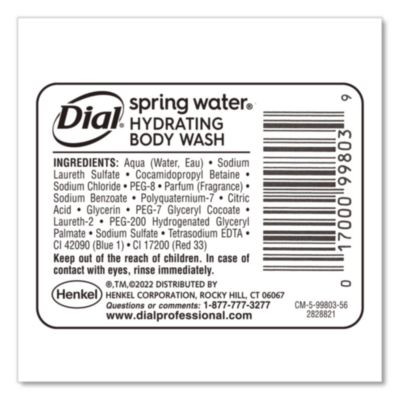 Body Wash Refill For Versa Dispenser, Spring Water Scent, 15 Oz