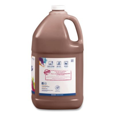Washable Paint, Brown, 1 Gal Bottle