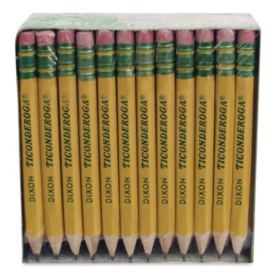 Golf Pencils, Hb (#2), Black Lead, Yellow Barrel, 72/Box