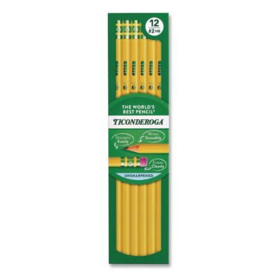 Pencils, Hb (#2), Black Lead, Yellow Barrel, Dozen
