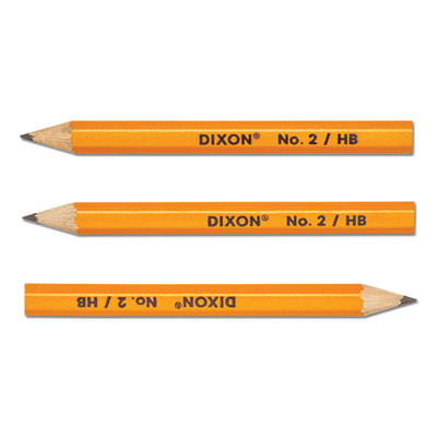 Golf Wooden Pencils, 0.7 Mm, Hb (#2), Black Lead, Yellow Barrel, 144/Box