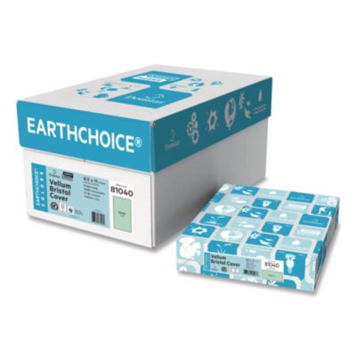 Cover Stock, 67 Lb Bristol Weight, 8.5 x 11, Green, 250/Pack
